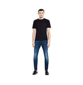 Casual Garb Men's Snow Heather Fitted T Shirt Short Sleeve Crew Neck T-Shirts for Men